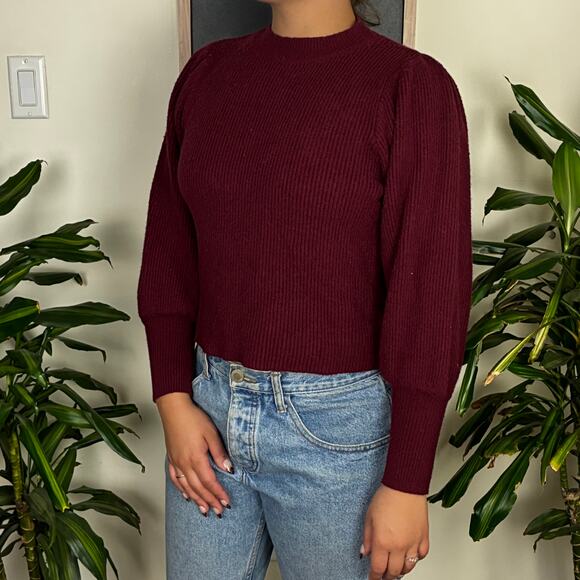 Lulus Maroon Knit Sweater - Picture 2 of 4